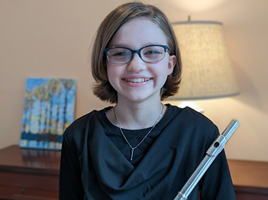  Satz Flutist Renee Whittemore Wins MTNA Junior Woodwind Competition